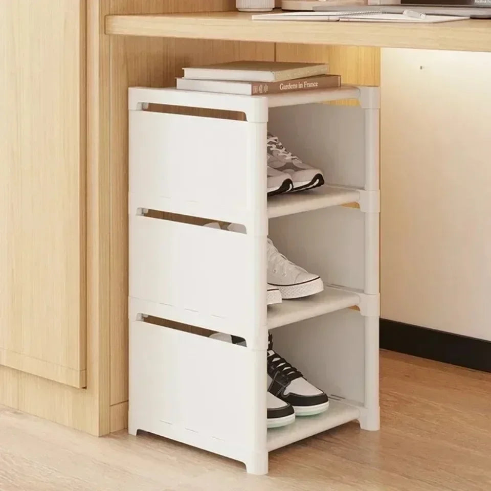 Multiple Layers Shoe Organizer Shoe Rack Organizer Space Saving Rack For Wall Corner Stackable Shelf Adjustable Saving Cabinet
